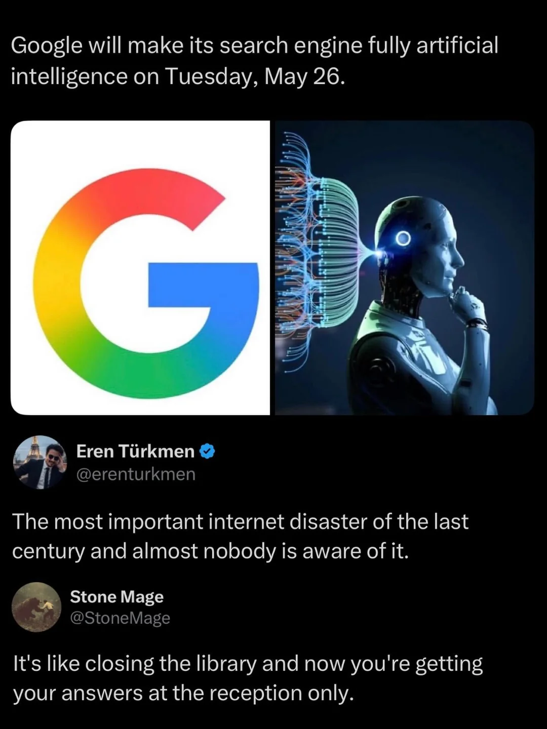 Why not just train your Ai on your own Ai, I'm sure nothing could go wrong?