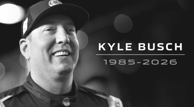 Kyle Busch, two-time NASCAR Cup Series champion, dies at age 41