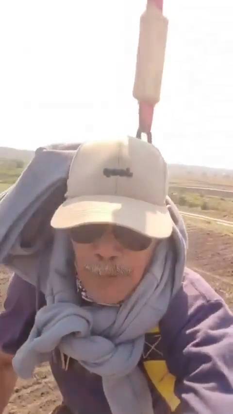 Just when you thought flying cars would never happen. This guy commutes to work by drone!