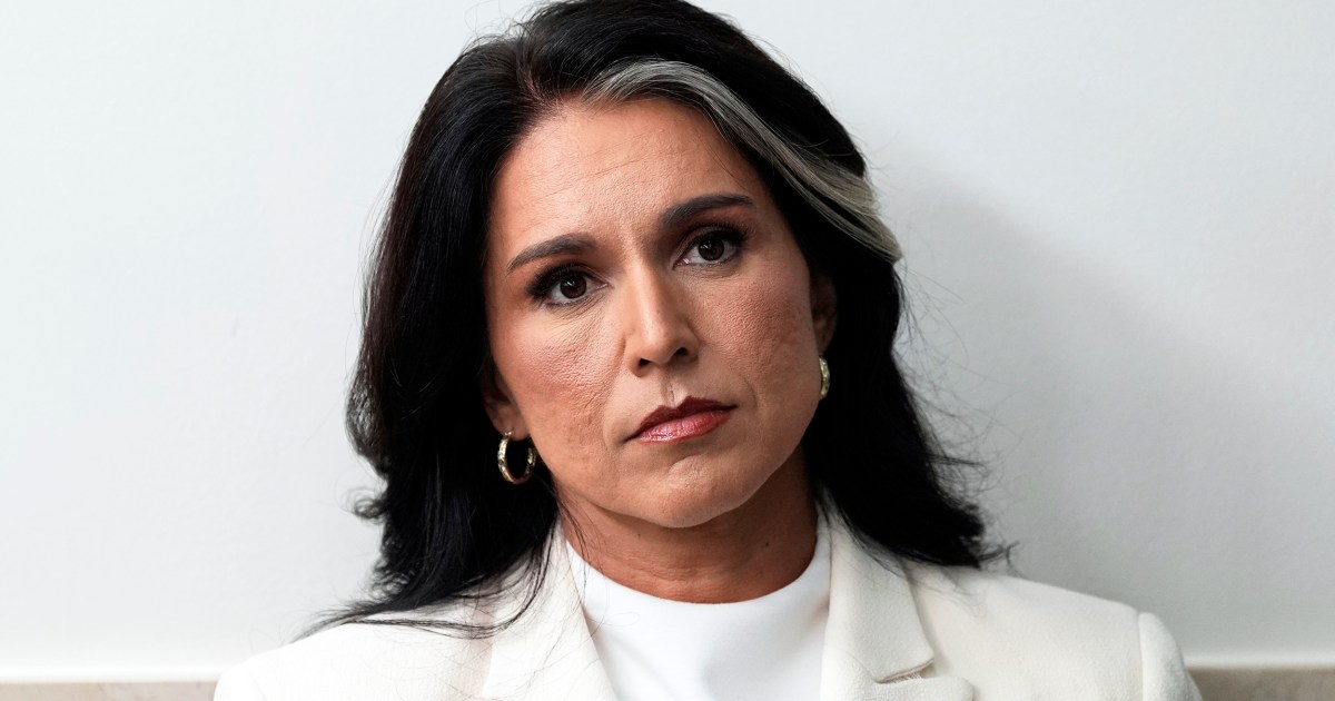 Tulsi Gabbard resigns as director of national intelligence, citing husband’s health