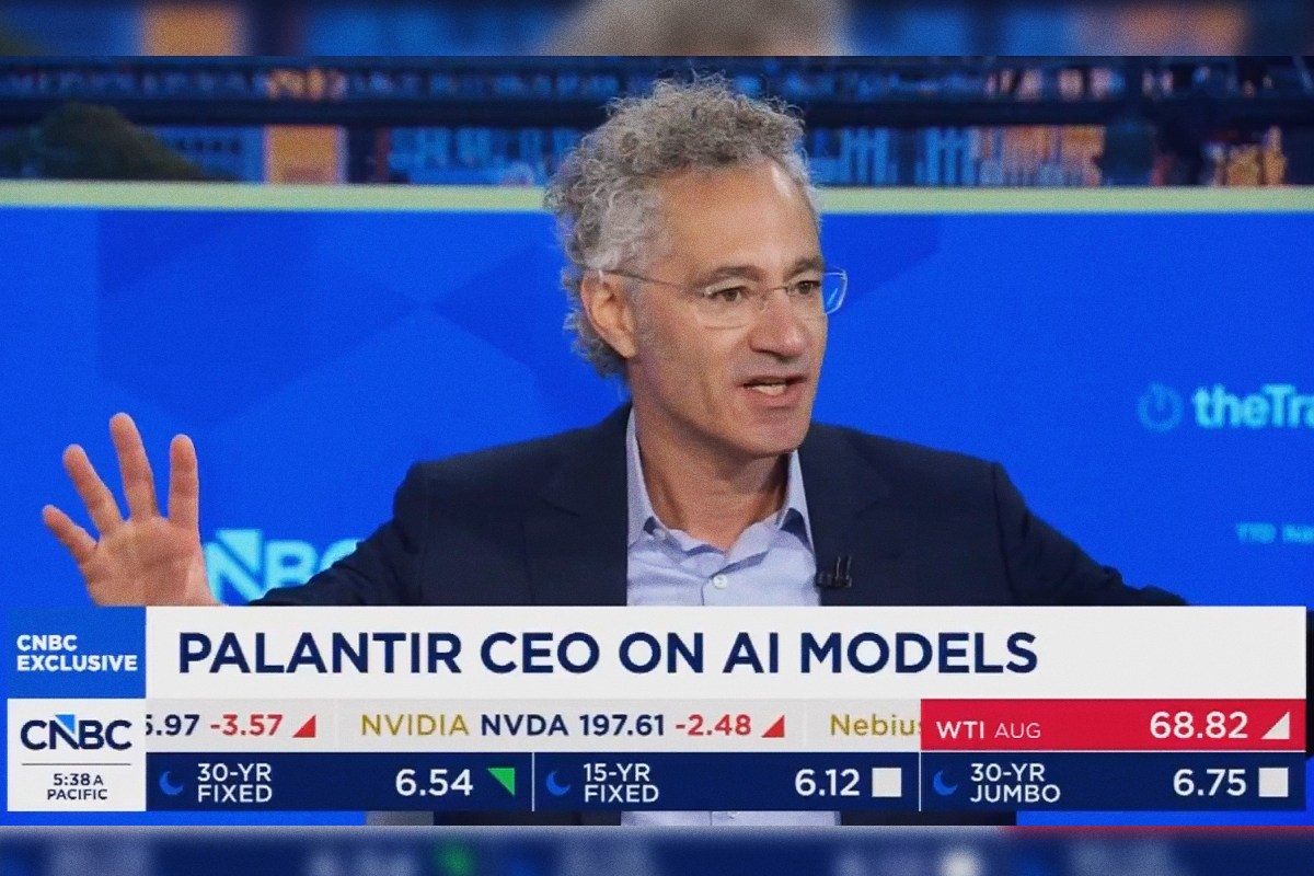 "Televised Nervous Breakdown": CEO of Palantir Suffers a Bit of a Meltdown During Live Interview